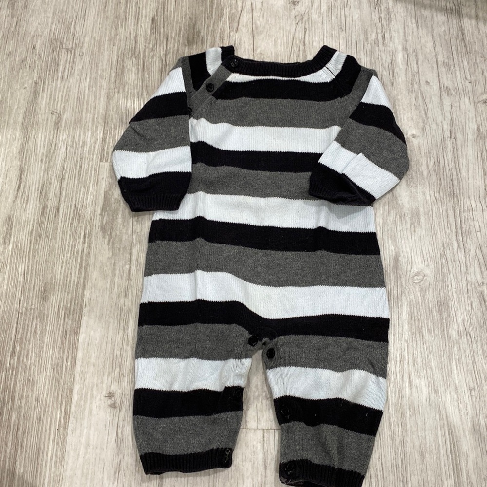 Hooray. 6-9 months sweater outfit.